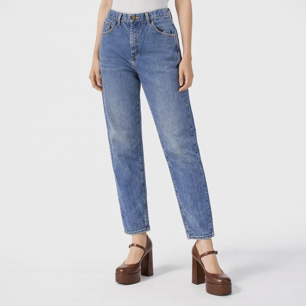 90s Vintage Womens Rustler Jeans Medium Wash High Waist Straight Leg Denim M 10